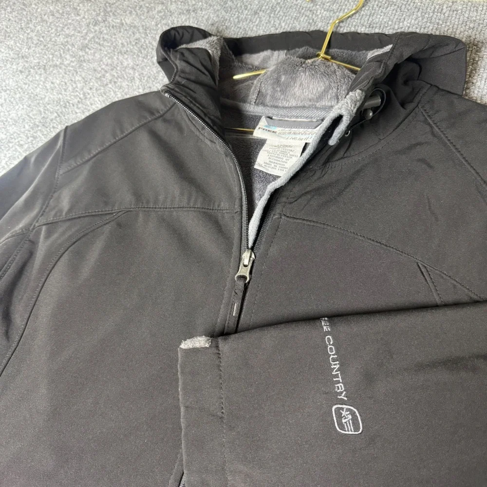 Free‎ Country Womens X Large Jacket Hooded Softshell Active Wear Black